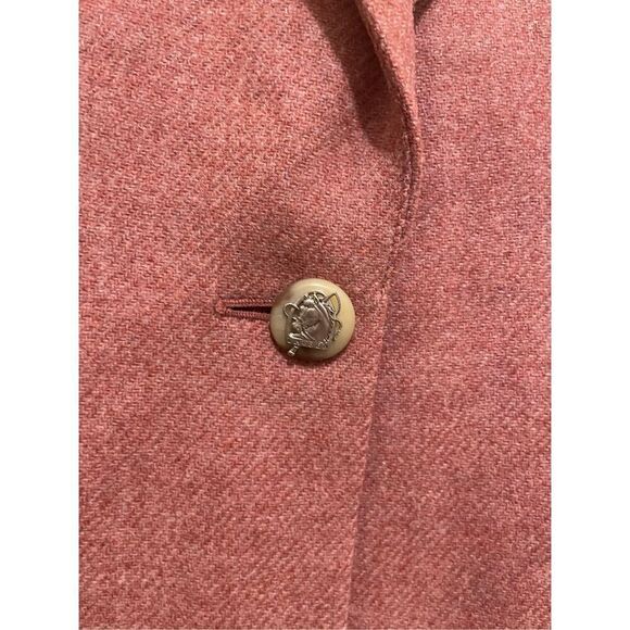 Vintage Ralph Lauren pink women’s blazer single button jacket suit size 10P - Picture 3 of 13